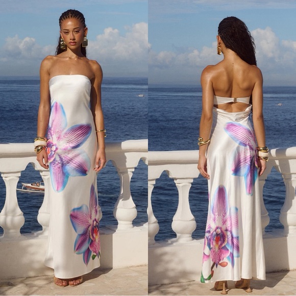 Runaway The Label Dresses & Skirts - Runaway The Label Celeste Maxi Dress in Orchid Blue